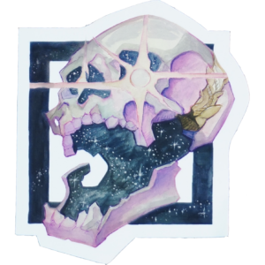 Seer's Skull Sticker